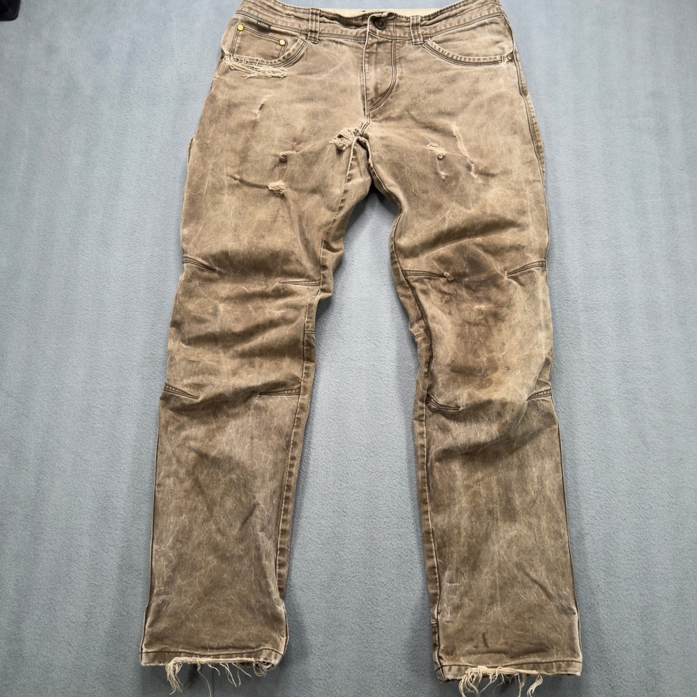 Kühl Rydr Revolvr Patina Dye Vtg Jeans 32x32 Brown Outdoor Distressed